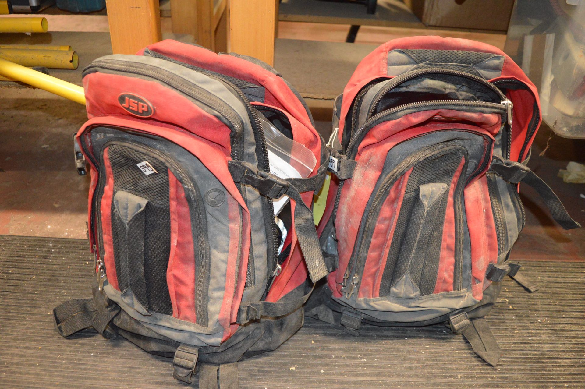 Two JSP Bags with Restraining Equipment