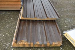 *5m Sheets of Brown Insulated Cladding 100mm thick (Collection Only, No P&P Available)