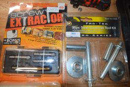 Screw Extractor and Protect Steel Gromit Tool Kit