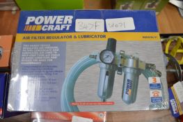 Power Craft Air Filter, Regulator, and Lubricator