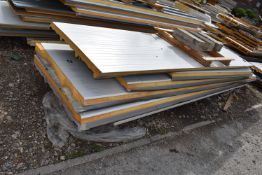 *Six Assorted Sheets of Insulated Cladding ~60mm thick (up to 5m long) (Collection Only, No P&P