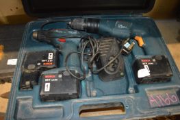 *Bosch GSB 12 VES-2 Twin Drill Set with Batteries a
