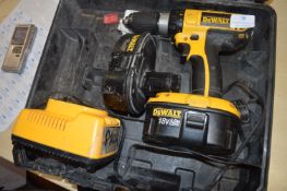 *Dewalt Drill with Charger, and Two Batteries