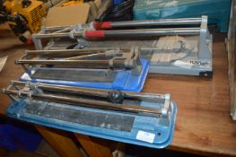 Three Assorted Tile Cutters
