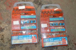 Two Rolson 150pc Rotary Accessory Sets
