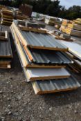 *Seven Assorted Sheets of Insulated Cladding ~60mm thick (up to 5m long) (Collection Only, No P&P