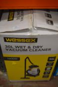 *Wessex 30L Wet & Dry Vacuum Cleaner (salvage)
