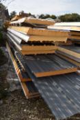 *~10 Sheets of Assorted Insulated Cladding 100mm thick (Collection Only, No P&P Available)