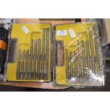 Two Power Craft Drill Bit Sets