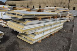*Ten Assorted Sheets of Insulated Cladding 60mm and 100mm thick (up to 5m long) (Collection Only, No