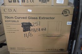 *CDA 70cm Curved Glass Extractor