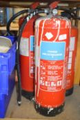 Three Powder Fire Extinguishers