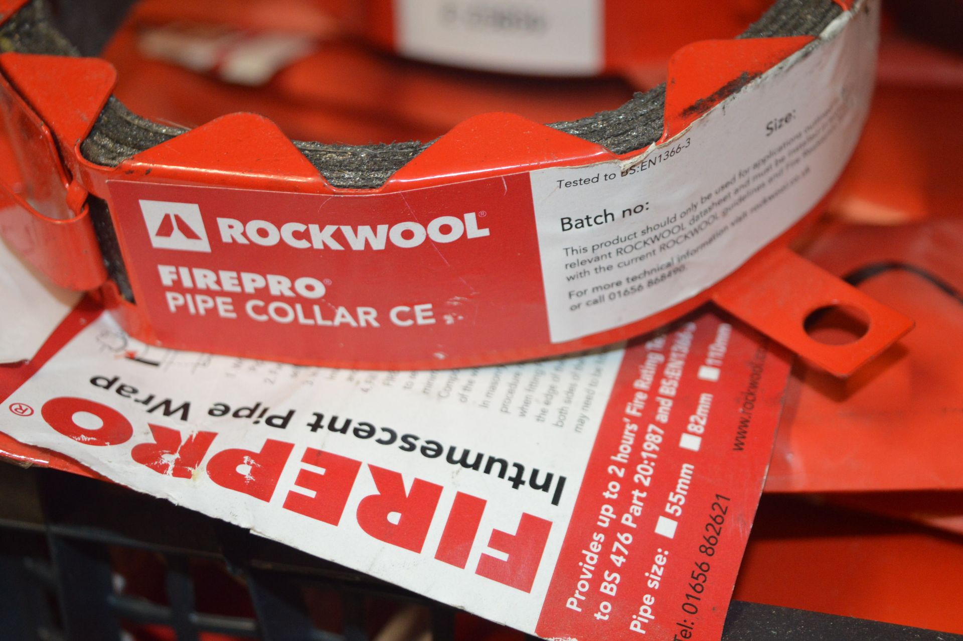 *Rockwool Fire Pro Pipe Collars - Image 2 of 2