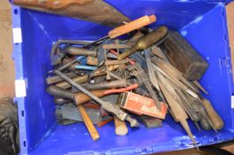 Quantity of Assorted Tools Including Saws, Files,