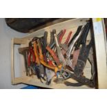 Tray of Assorted Hand Tools