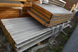 *8 Sheets of Assorted Insulated Cladding ~4m long, 100mm thick (Collection Only, No P&P Available)