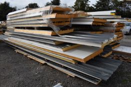 *~12 Sheets of Insulated Cladding ~100mm thick (up to 5m long) (Collection Only, No P&P Available)