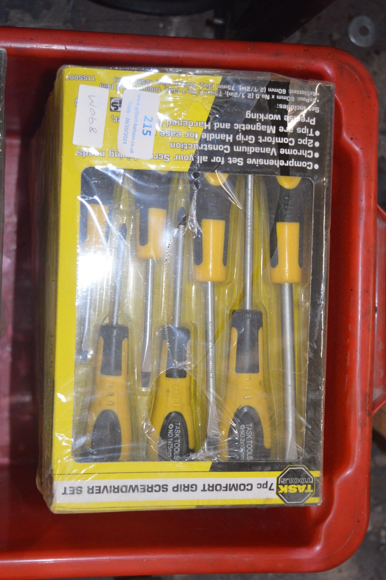 Task Tool 7pc Comfort Grip Screwdriver Set