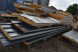 *~10 Sheets of Assorted Insulated Cladding 100mm thick (Collection Only, No P&P Available)