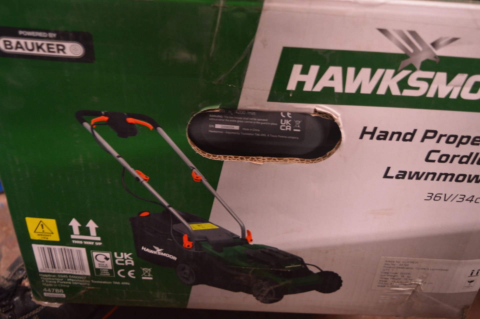 *Bosch Rotak 320ER Lawnmower, and a Hawksmoor Hand - Image 3 of 5