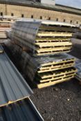 *~20 Sheets of Insulated Cladding ~40mm thick (up to 5m long) (Collection Only, No P&P Available)