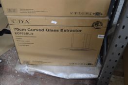 *CDA 70cm Curved Glass Extractor