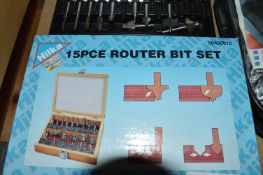 Black & Decker Router Ret (incomplete), and a Pro