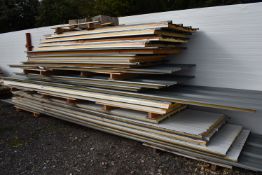 *~20 Sheets of Insulated Cladding ~40mm thick (up to 6m long) (Collection Only, No P&P Available)