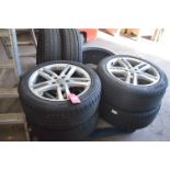 *Four Audi Wheels with Sportex 245/45R18 Tyres, an