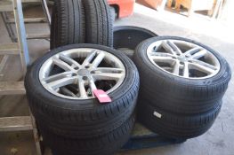 *Four Audi Wheels with Sportex 245/45R18 Tyres, an