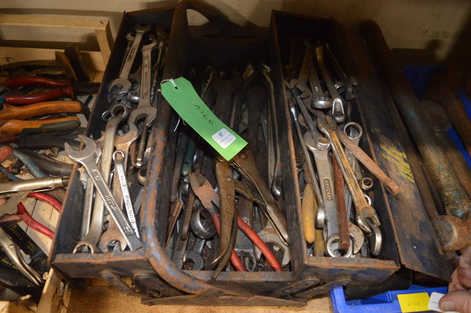 Cantilever Toolbox and Contents of Assorted Tools
