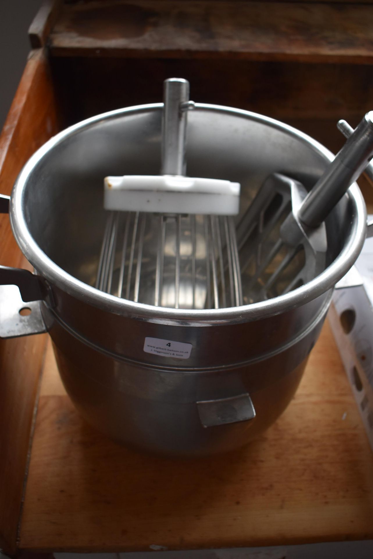 *Stainless Steel Bowl, Whisk, and Paddle to Suit Ferneto Mixer