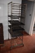 *Vintage Wrought Iron Baker’s Trolley with 4 Trays