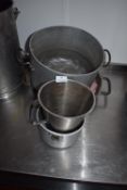 *Stainless Steel Measuring Jug, and Aluminium Pans