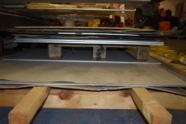 *Pallet of Assorted Stainless Steel Sheeting