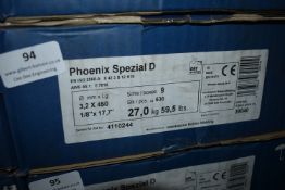 *27kg of Phoenix Special D 3.2x450 Electrodes