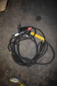 *Two Sets of Stick Welding Cables with Tongs