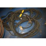 *Two Stick Welding Cables with Earth Clamp