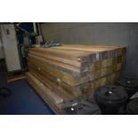 *~54 300cm Lengths of 15x15cm Timber, and ~17 Lengths of 14x70cm Timbers