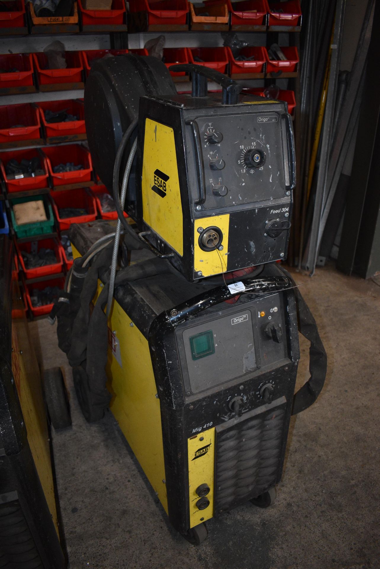 *Esab MIG410 Origo Mig Welder with Esab Feed304 Wire Feed Unit