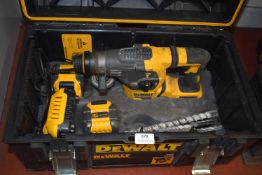 *Dewalt DCH333 Hammer Drill with Two Batteries and a Charger