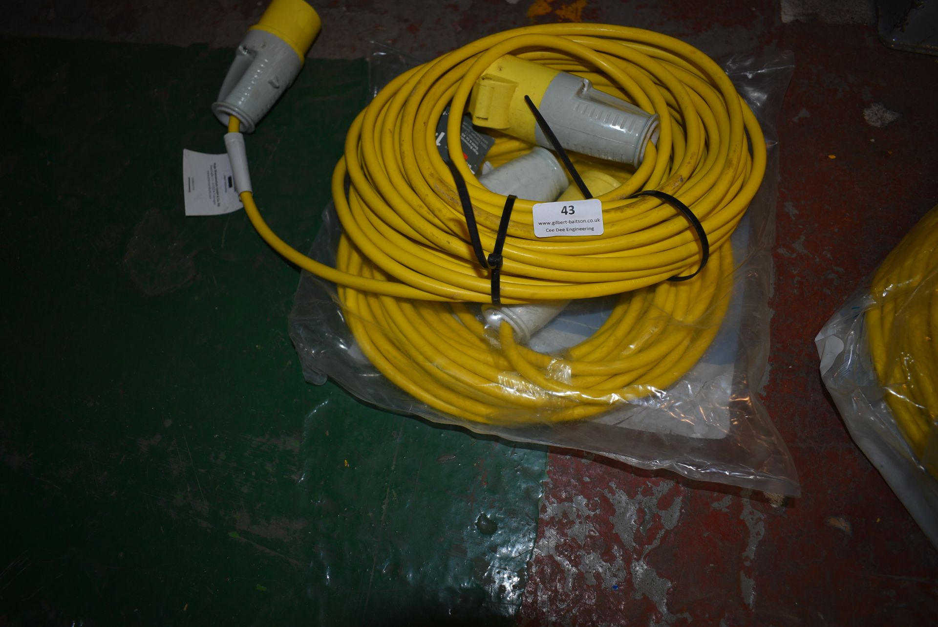 *Two New 110v 16a 14m Extension Leads