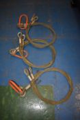 *Three Pair of Slings with Top Link and Cable