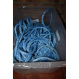 *Box of Blue Polypropylene Rope