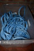 *Box of Blue Polypropylene Rope