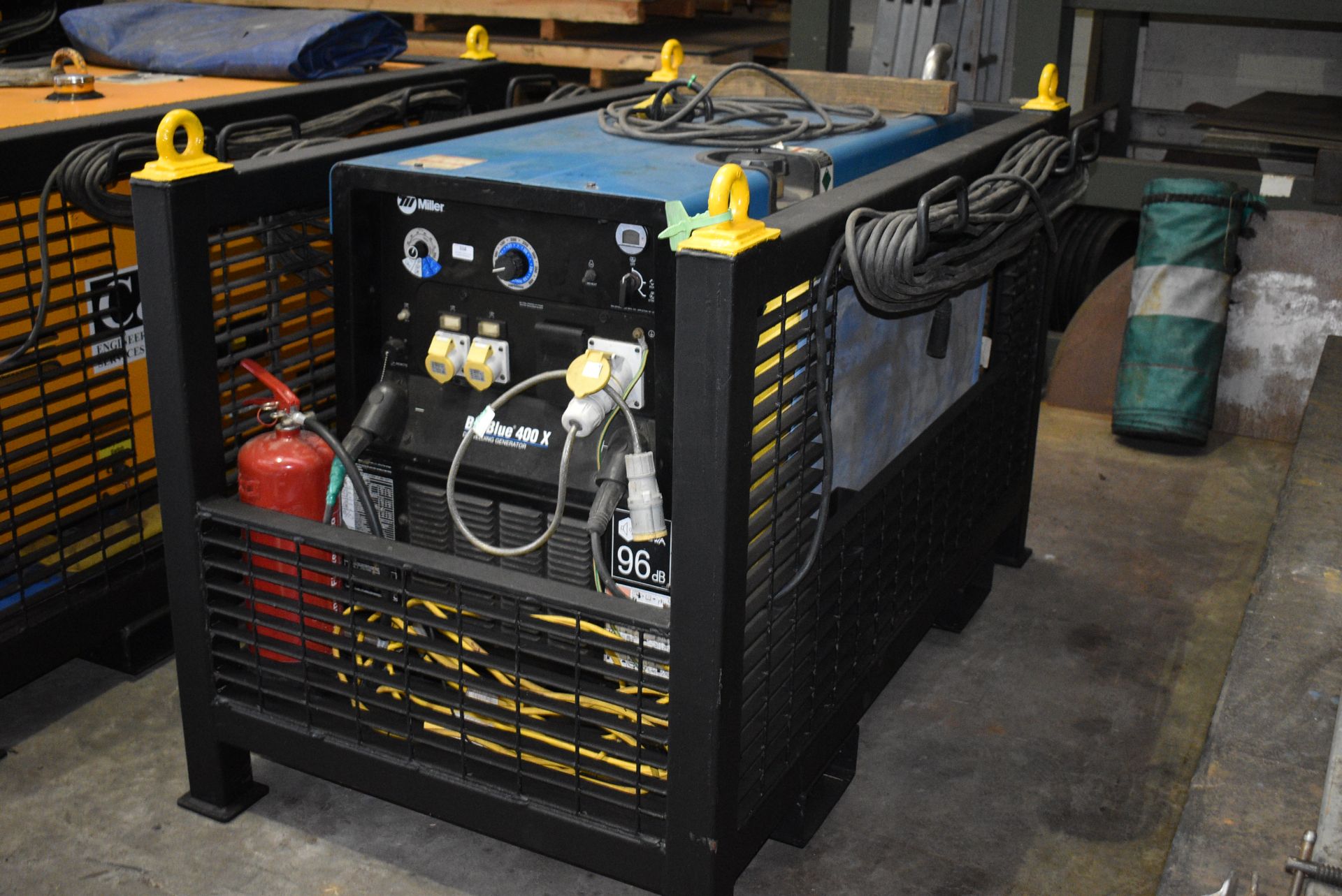 *Miller Big Blue 400 CX CC/CV Fluxcore Welding Generator (to include Stillage 72" L x 50" W x 48" H) - Image 3 of 4
