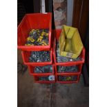 *Seven Lin Bis Containing Assorted Galvanised Washers, Nuts, Bolts, etc.