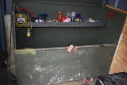 *Steel Site Tool Storage Cabinet and Contents