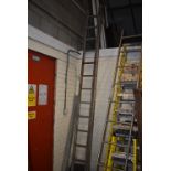 *Youngman Twenty Six Rung Aluminium Double Extending Ladder