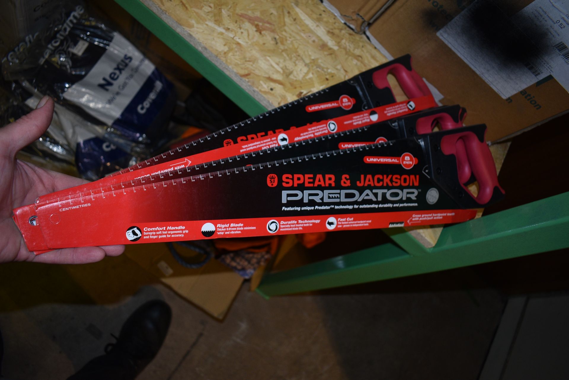 *Four Spear & Jackson Predator Hand Saws